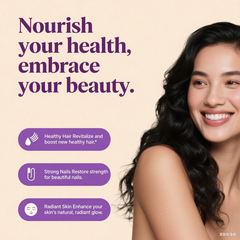 Private Label Cellular Rejuvenation NAD+ Gummies Strong Nails Radiant Skin Vegan Enhance Immunity Boost Endurance Gummies