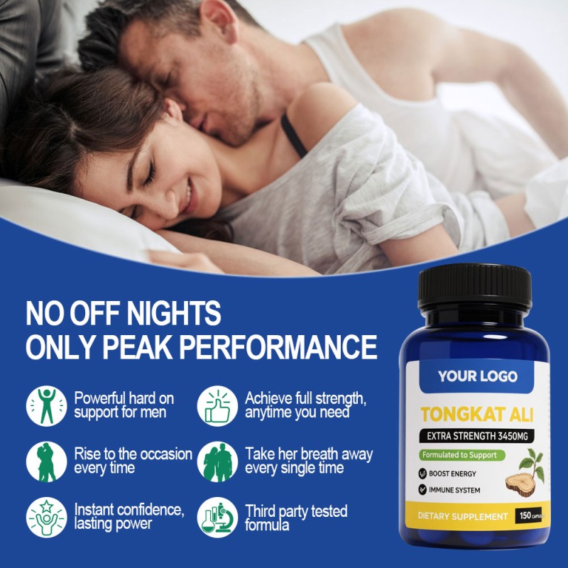 OEM/ODM Natural Men Strength Capsules Man Enhancement Capsule Helps Increase Strength Boost Immunity