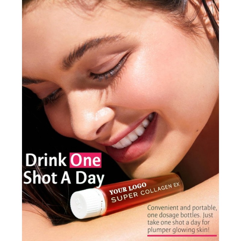 OEM ODM marine collagen peptide hyaluronic acid skin whitening health Increase Collagen skin Boost metabolism oral liquid