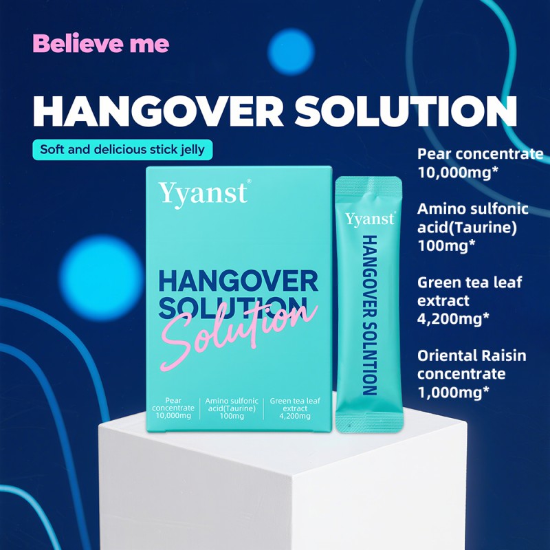 Private Label Hangover Jelly Stick Boost Alcohol Metabolism Refresh Hovenia Dulcis Hangover Jelly Stick