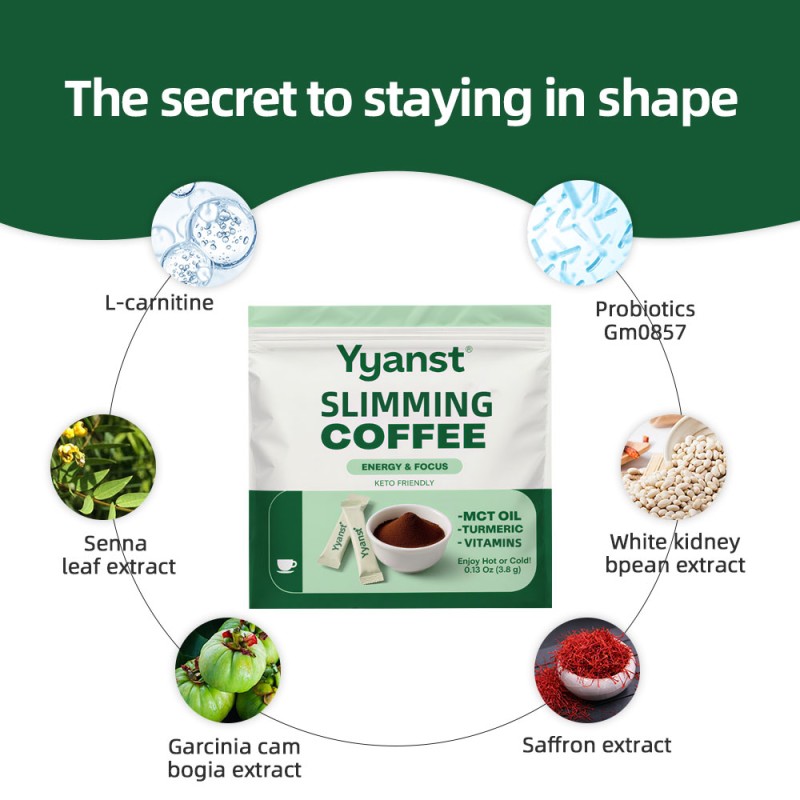 Private Label Slimming Coffee Supports Weight Management Support Immunity & Metabolism Weight Loss Slimming