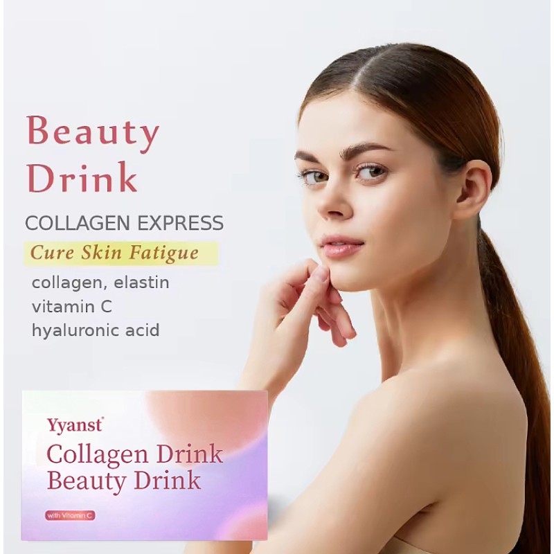 Wholesale OEM marine collagen peptide hyaluronic acid biotin skin whitening Promote healthy hair quality Collagen oral liquid