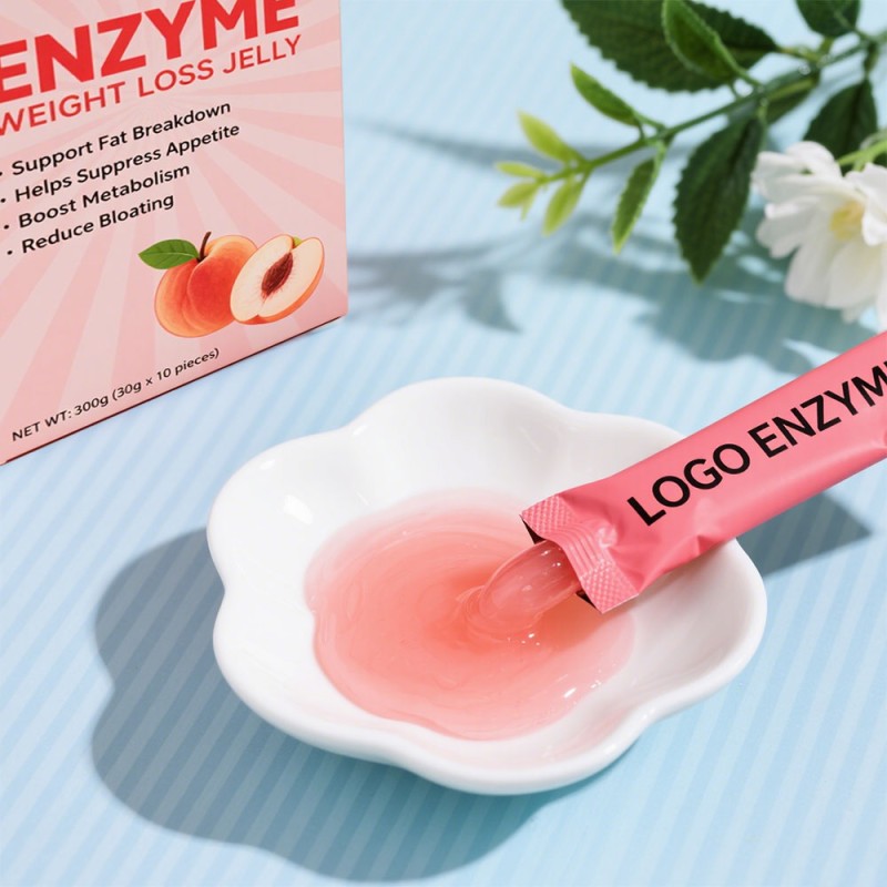 Private Label Enzyme Weight Loss Jelly Stick Promote Digestion Weight Loss Slimming Reducing Bloating Gas Jelly
