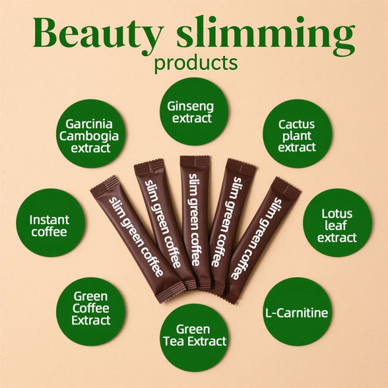 Private Label Slimming Green Coffee Supports Weight Management Support Immunity & Metabolism Appetite suppression