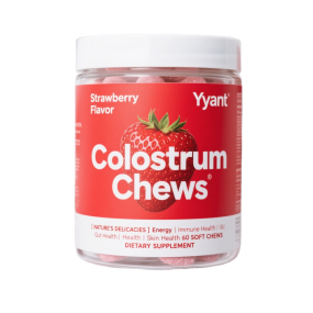 Private Label Promote Digestion High Grade Bovine Colostrum Soft Chew Help Healthier Nails&Hair  Relief Gut Discomfort Gummies
