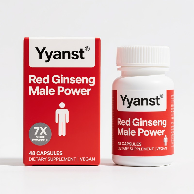 ODM/OEM Red Ginseng Capsules Boost Immunity Support Memory Enhancement Focus Improvement Stress Relief