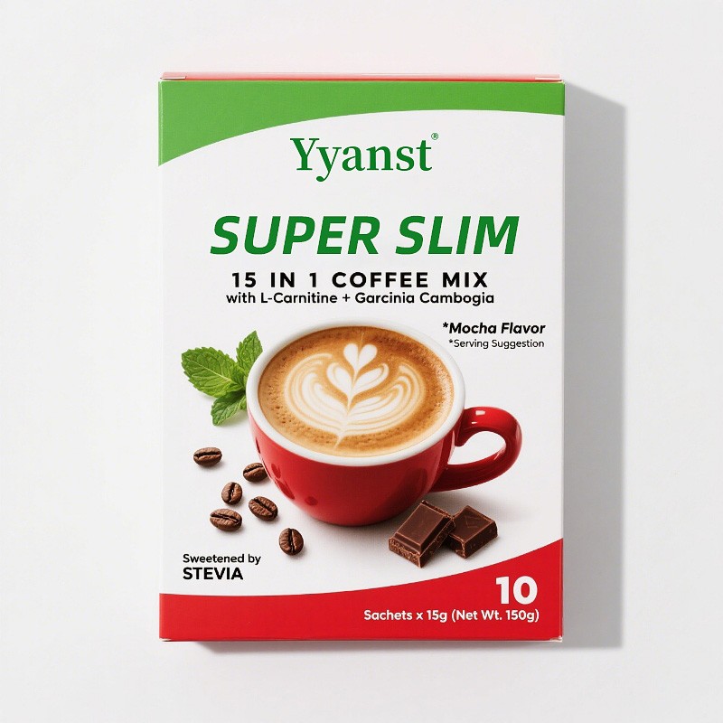 OEM 15 in 1 Coffee Mix With L-CARNITINE GARNICINIA CAMBOGIA Fat Burner Coffee