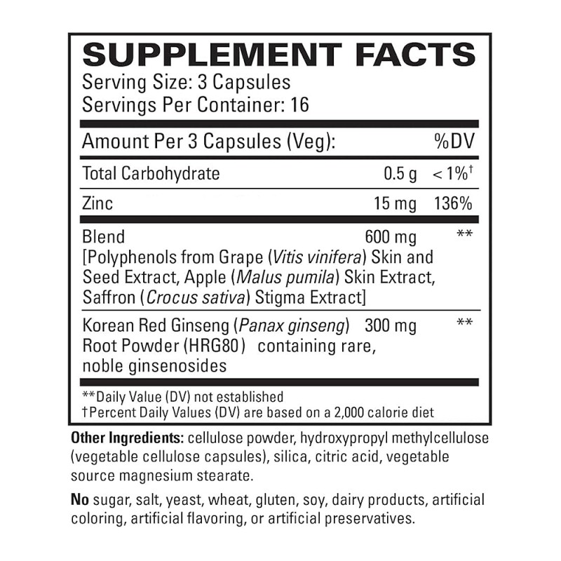 ODM/OEM Red Ginseng Capsules Boost Immunity Support Memory Enhancement Focus Improvement Stress Relief