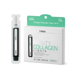 Wholesale OEM marine collagen peptide hyaluronic acid skin whitening Promote healthy hair quality Collagen oral liquid