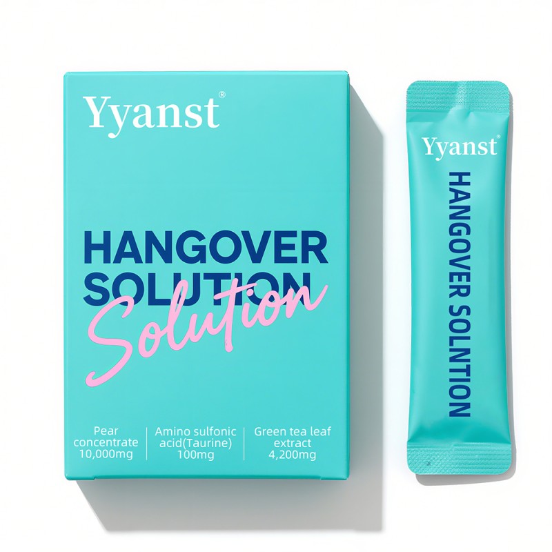 Private Label Hangover Jelly Stick Boost Alcohol Metabolism Refresh Hovenia Dulcis Hangover Jelly Stick