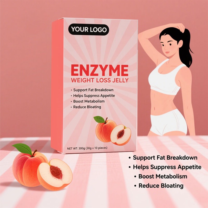 Private Label Enzyme Weight Loss Jelly Stick Promote Digestion Weight Loss Slimming Reducing Bloating Gas Jelly