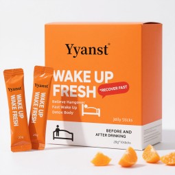 OEM Herbal Supplement Drunkness Relief Fast Wake Up Eases Stomach Discomfort Detox Cleanse Liver Relieve Hangover Jelly Stick