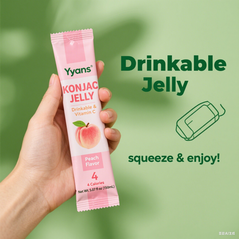 Fast Effective Vegan Fiber Dietary Weight Loss Supplement Detox Promote Digestion Weight Management Slimming Konjac Jelly Stick