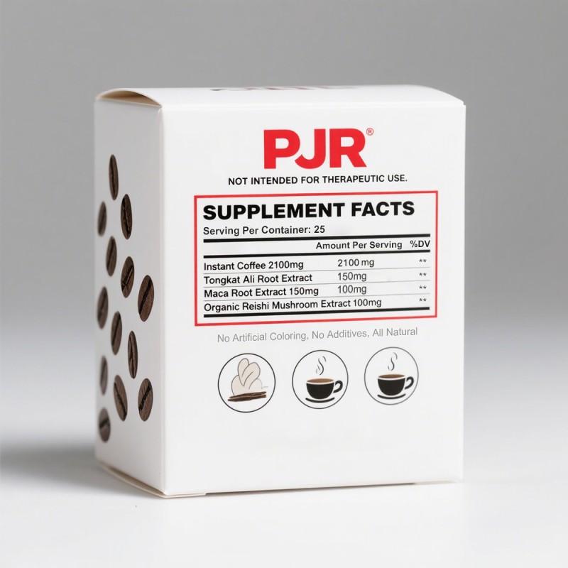 High Quality Maca Men Supplement Organic Reishi Mushroom Extract Enhance Stamina Stress Relief Increase Energy Men Maca Coffee