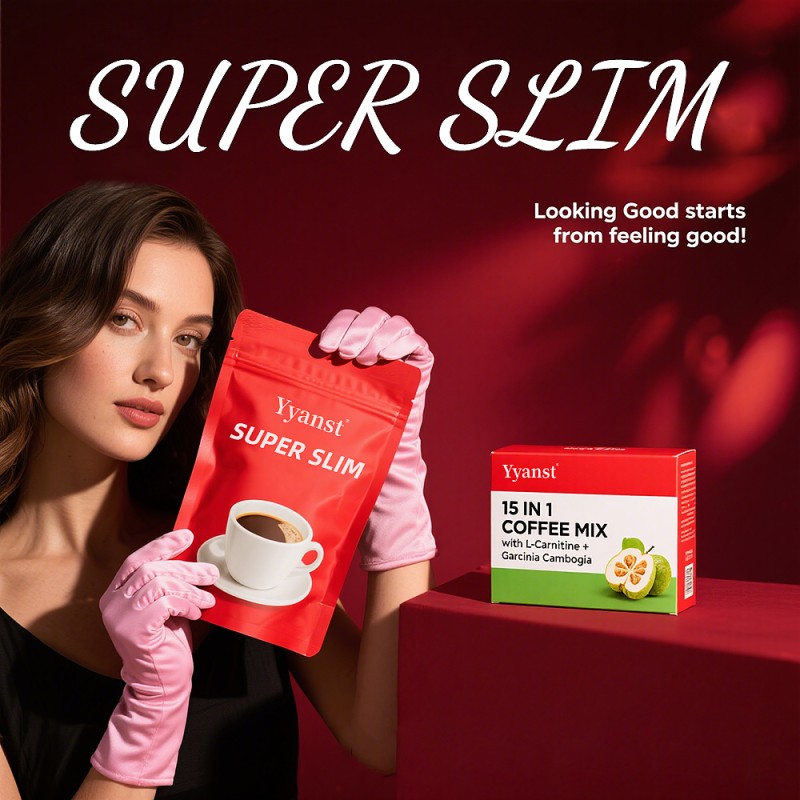 OEM 15 in 1 Coffee Mix With L-CARNITINE GARNICINIA CAMBOGIA Fat Burner Coffee