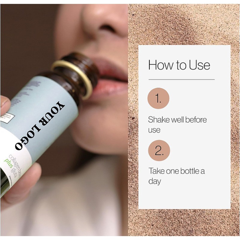 OEM ODM marine collagen peptide hyaluronic acid biotin skin whitening health Increase Collagen skin Boost metabolism oral liquid