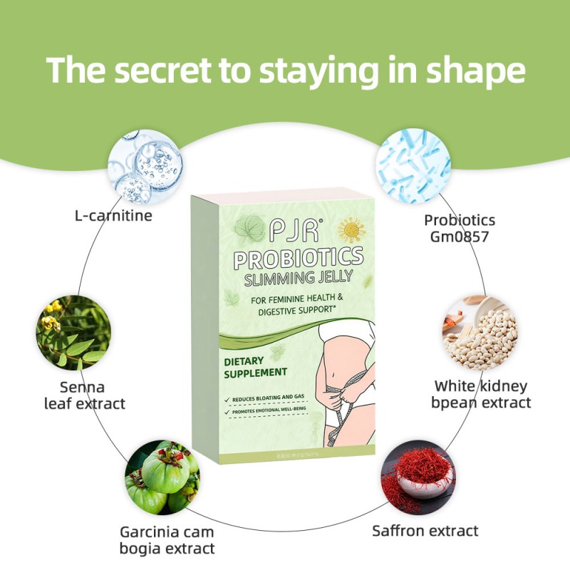 Private Label Probiotics Slimming Jelly Stick for Feminine Health & Digestive Support Reduces Bloating & Gas Weight Control