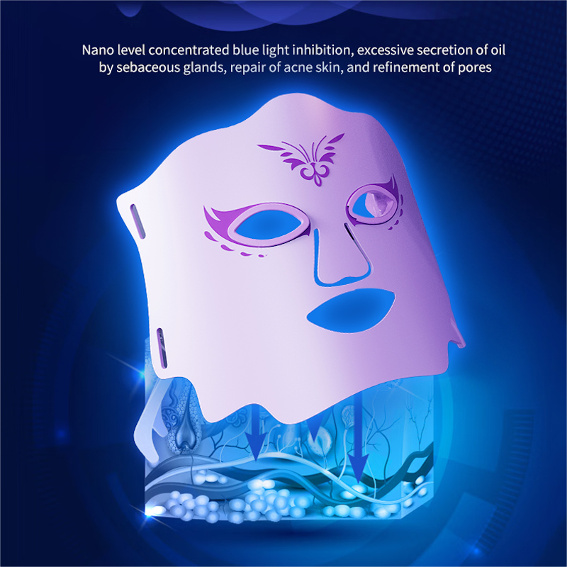 LED Face Mask Supplier - 3 Color Portable Home Use Photon