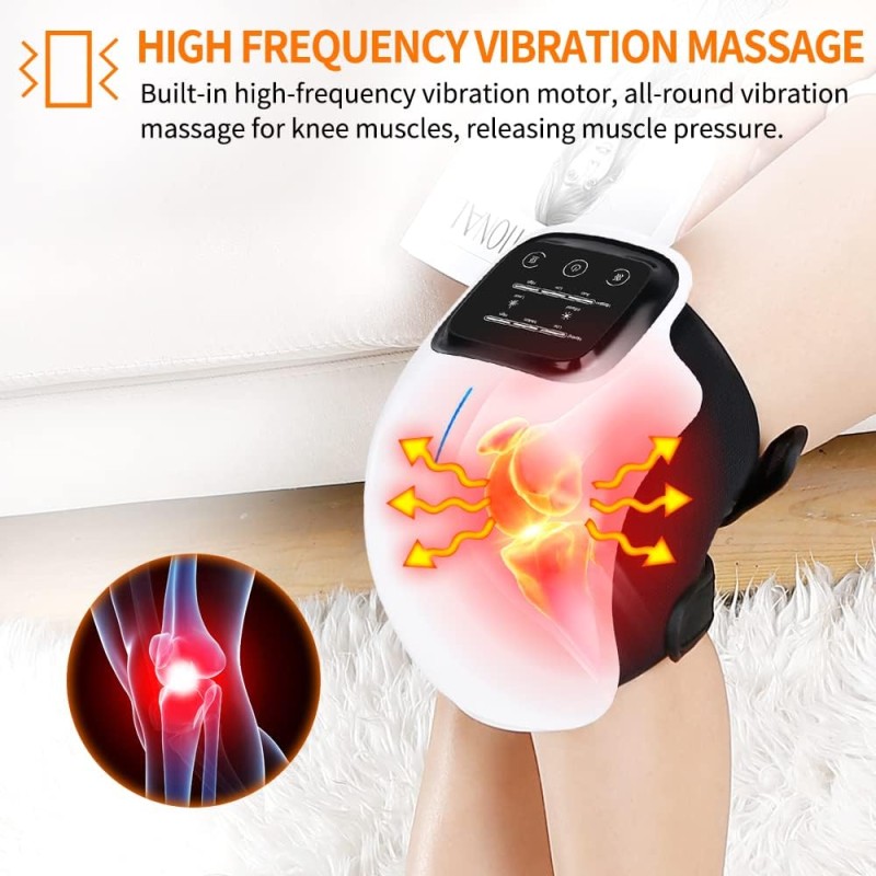 Knee Massager Supplier - Cordless Red Light Infrared Vibration