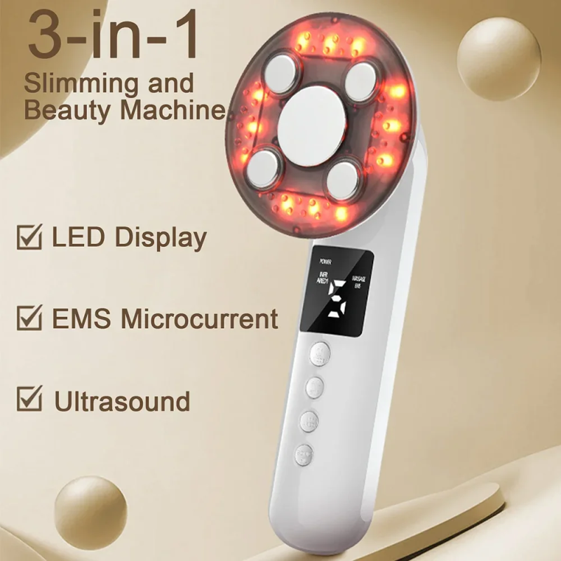 EMS Slimming Device Factory - 3 in 1 Cordless LED Micro-current