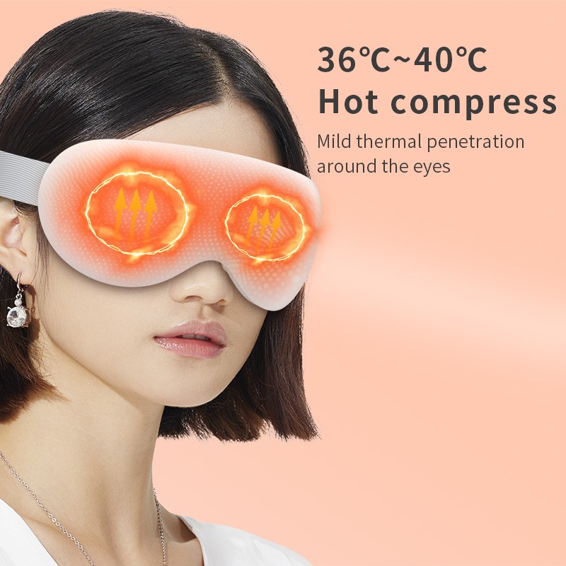 Smart Eye Massager Supplier - OEM ODM Heat Cooling Rechargeable