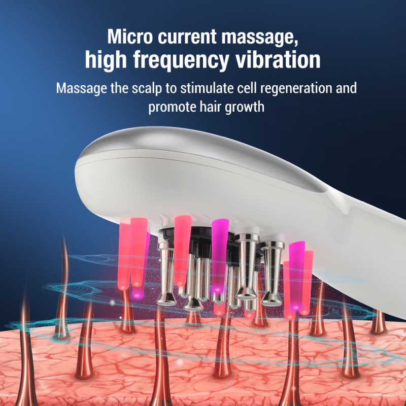 Electric Massage Comb Factory - OEM ODM Vibration LED Therapy