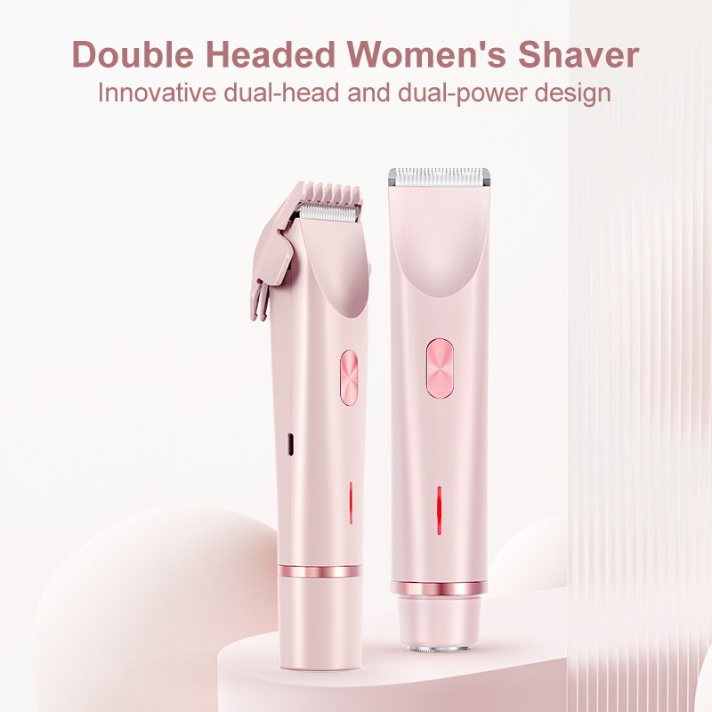 Electric Shaver Manufacturer - OEM ODM 2-in-1 Lady Double Head