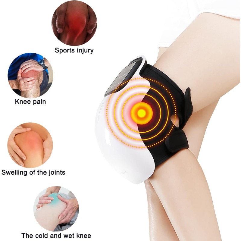 Knee Massager Supplier - Cordless Red Light Infrared Vibration