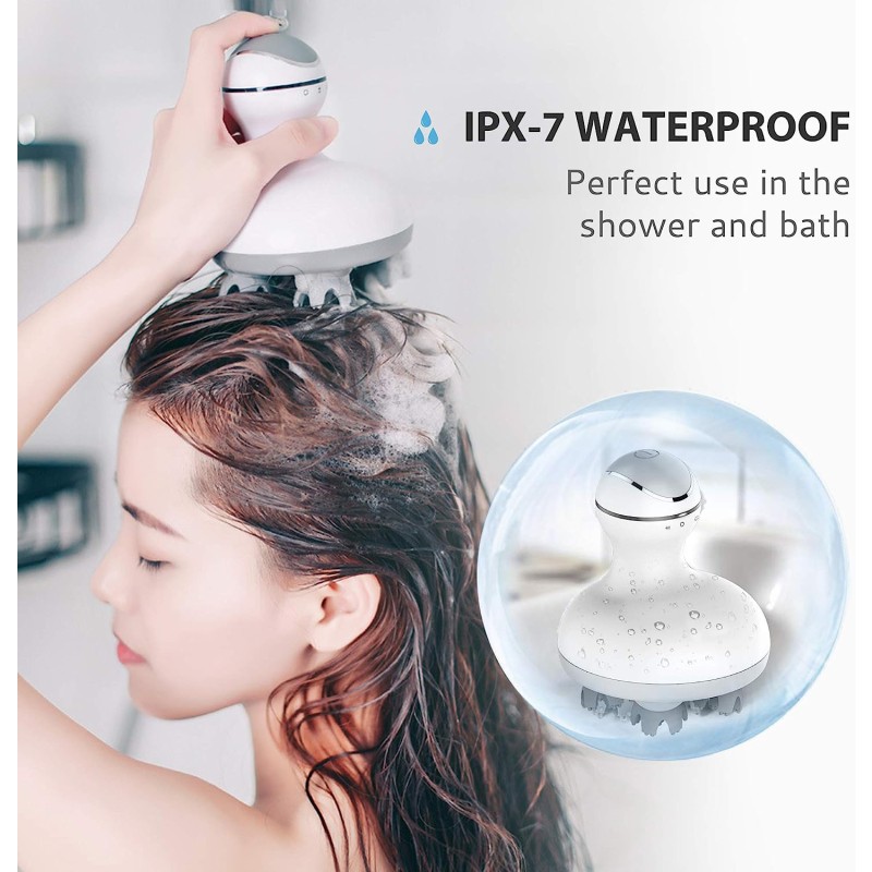 Head Massager Factory - Customized Logo Waterproof Scalp Therapy