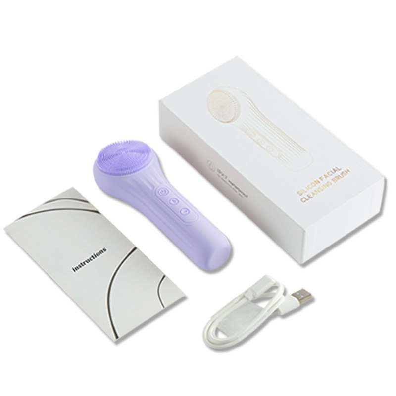 Silicone Cleansing Brush Supplier - Waterproof Heated Exfoliating