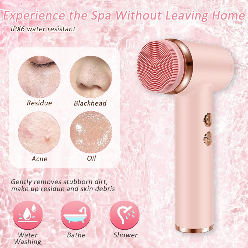 Facial Cleansing Brush Factory - 2025 New Design 4 in 1 IPX6