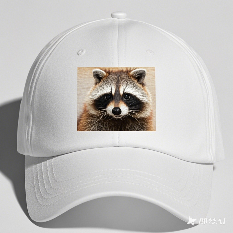 Baseball Cap Manufacturer - Custom All Cotton Retro Printed Cartoon Small Raccoon Logo Embroidery Waterproof Velour Bows Argyle