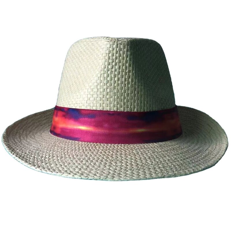 Straw Hat Manufacturer - Fashionable Unisex With Embroidered Design for Beach Casual or Daily Use Made From Natural Straw