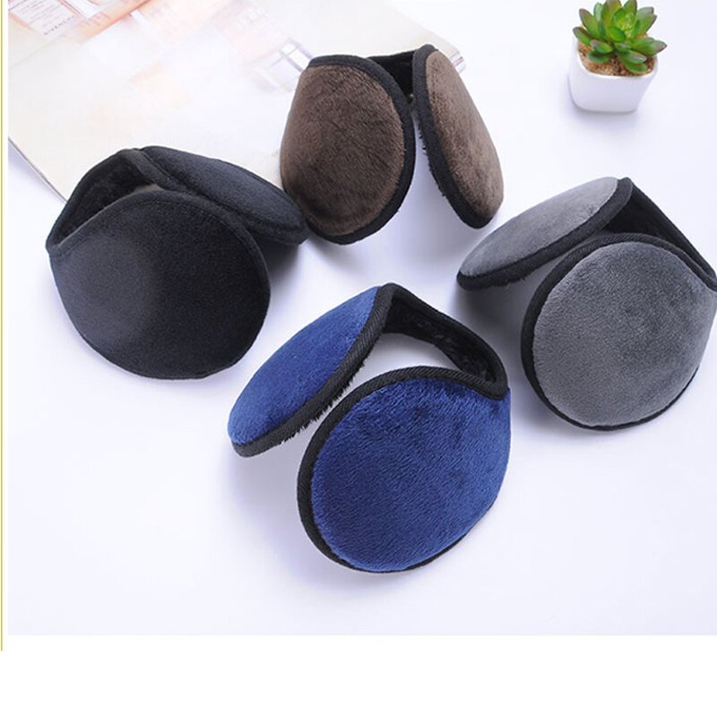 Earmuffs Manufacturer - New Design Foldable Plush Women and Men Winter Ear Cover Fashion Ear Warmer