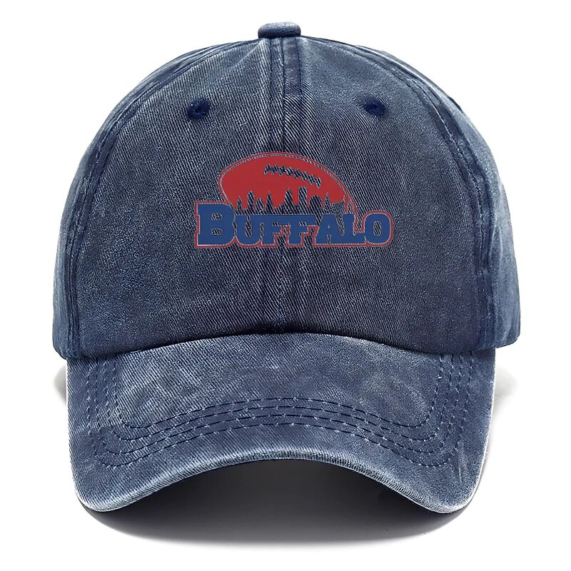 Baseball Cap Manufacturer - Custom 6-Panel a Frame Vintage Organic Cotton 3D Embroidered Logo Waterproof Fabric