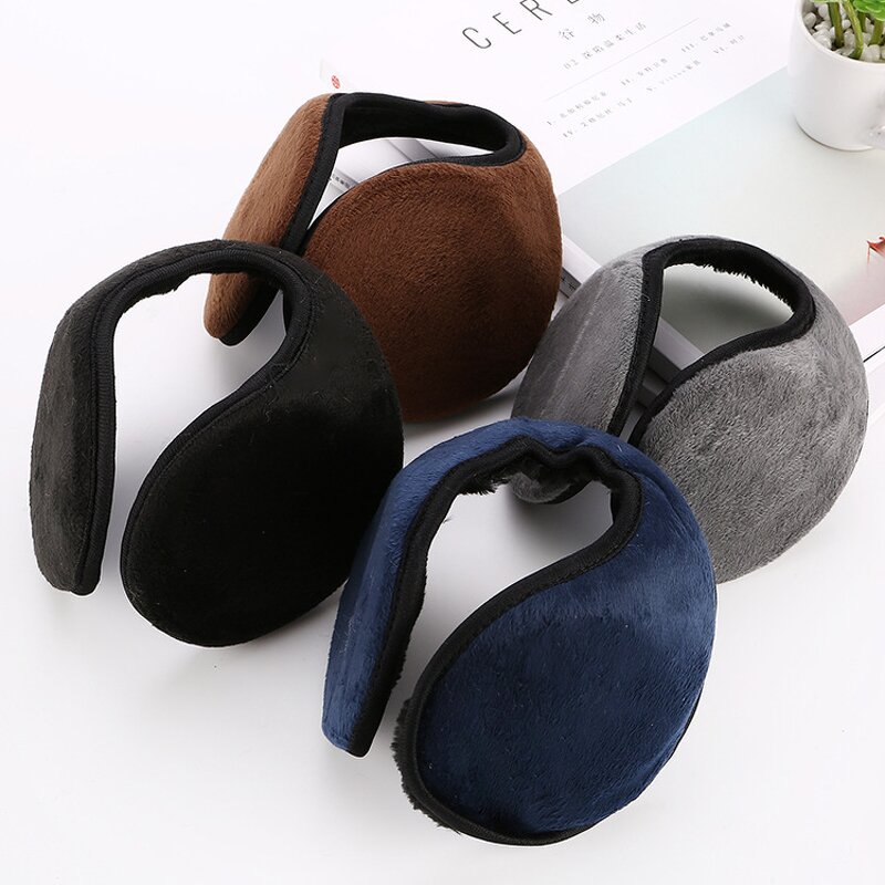 Earmuffs Manufacturer - New Design Foldable Plush Women and Men Winter Ear Cover Fashion Ear Warmer