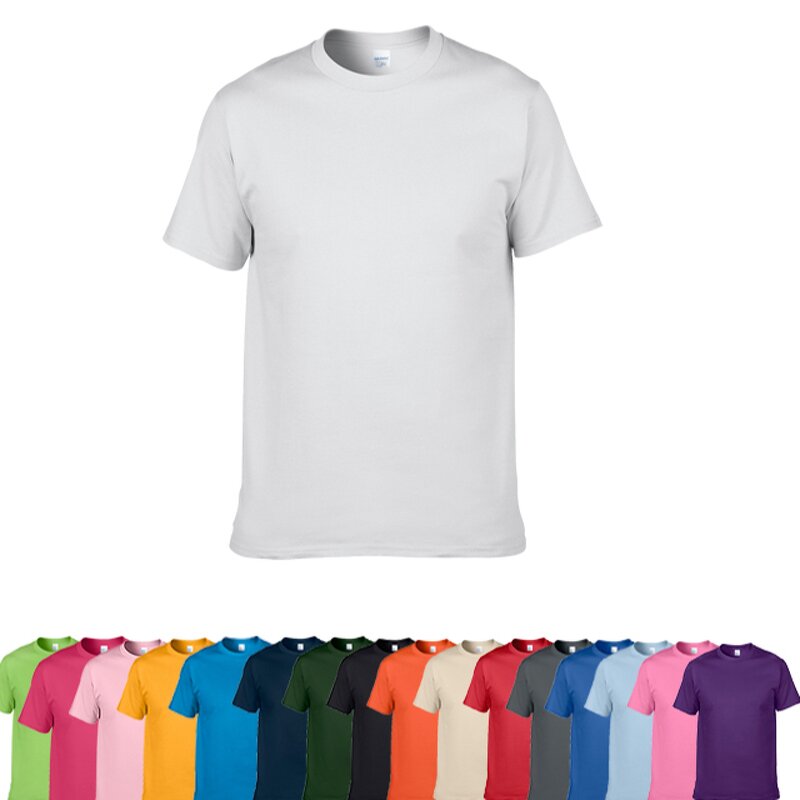 T-Shirt Manufacturer - High Quality Blank 100% Cotton Plain Custom Printing Your Own Brand Logo Oversize
