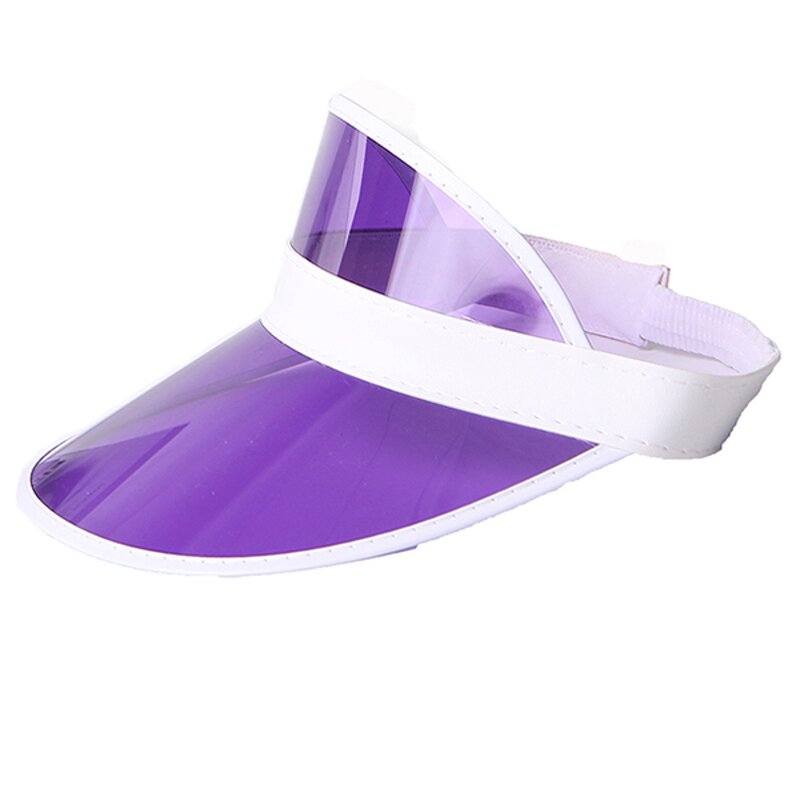 Plastic Visor Cap Manufacturer - Bulk Sale Transparent Plastic Sun Hat Custom Your Brand Logo