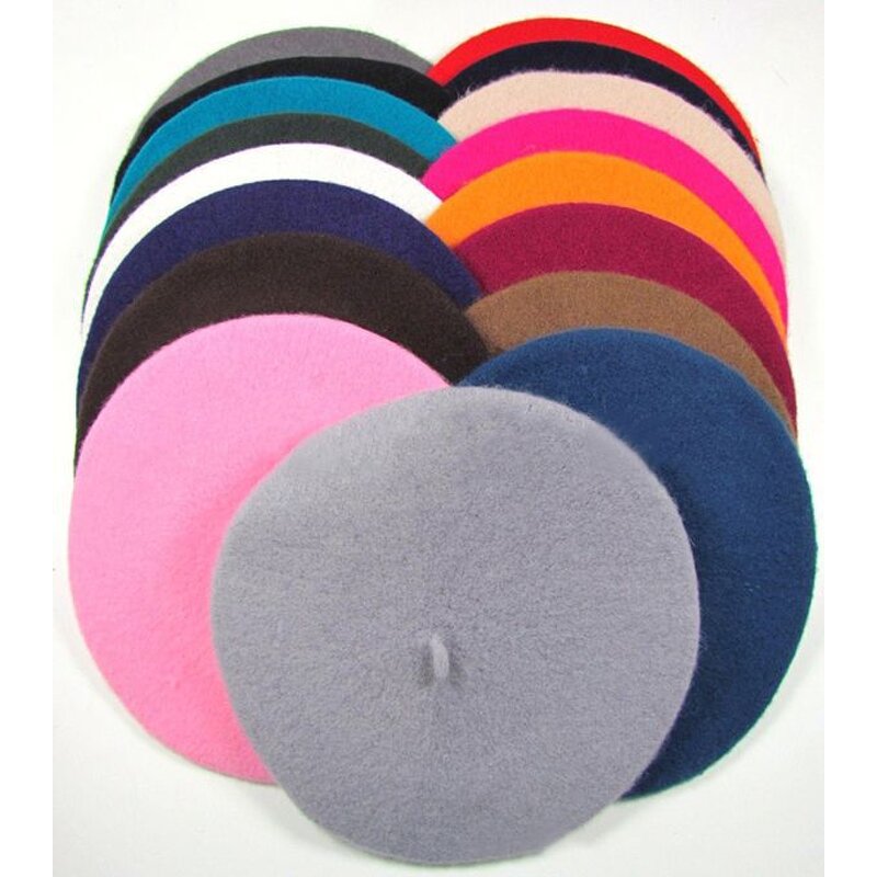 Beret Hat Manufacturer - High Quality Custom Embroidered 100% Wool for Sale for Women