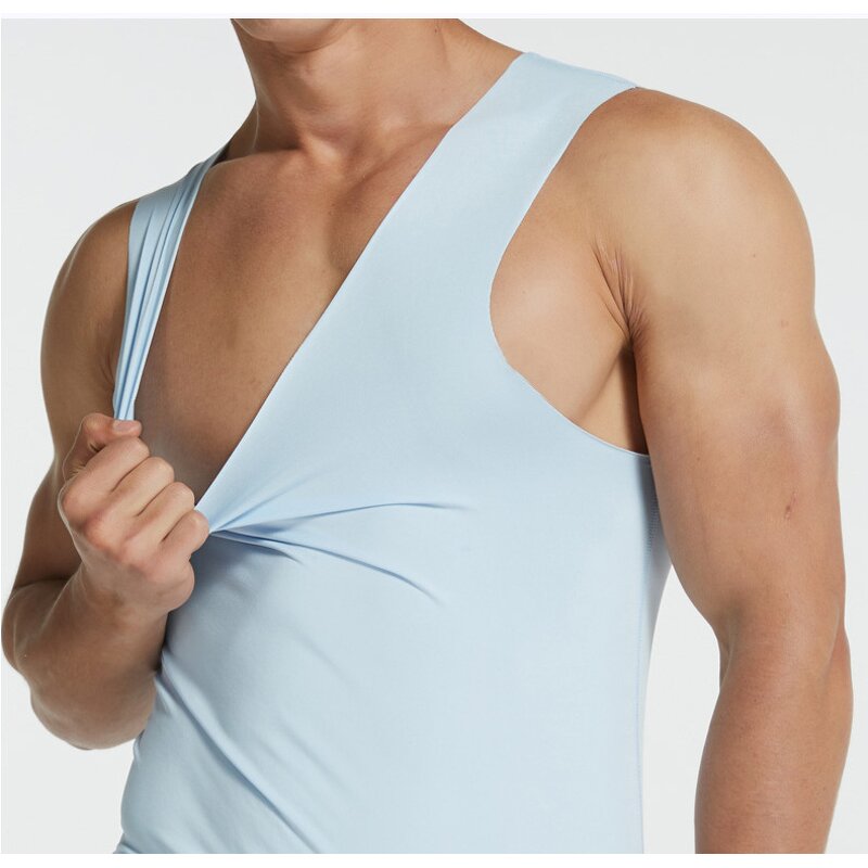 Stringer Tank Top Manufacturer - High Quality Hot Sale Cotton Sports Men Gym Fitness