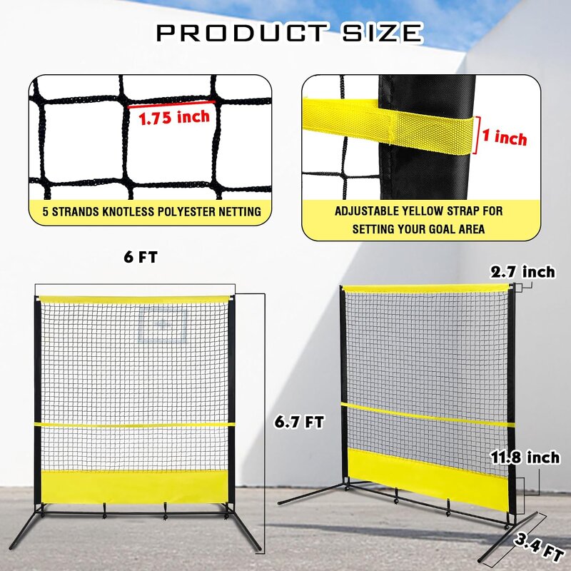 Tennis Pickleball Rebound Practice Wall Manufacturer - Portable Rebounder Pickleball Net