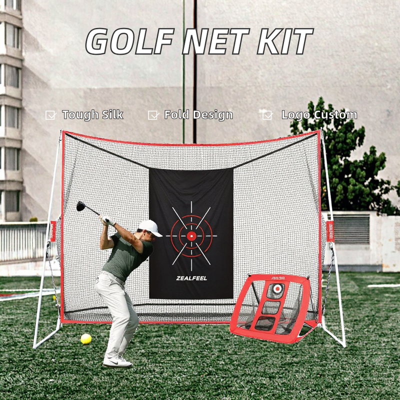 Golf Chipping Net Manufacturer - High Quality Net-05 Senior Flex Outdoor Practice Swing Game Collapsible with Nylon Material Customizable Brand
