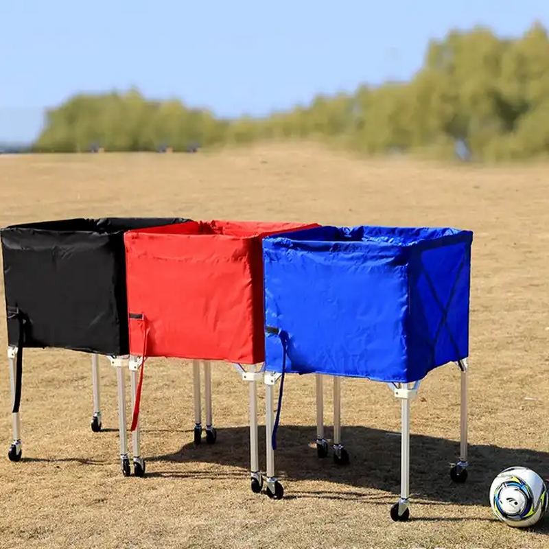 Ball Cart Manufacturer - Customized Logo Wholesale Portable Volleyball Basketball Football Soccer Tennis With Wheels