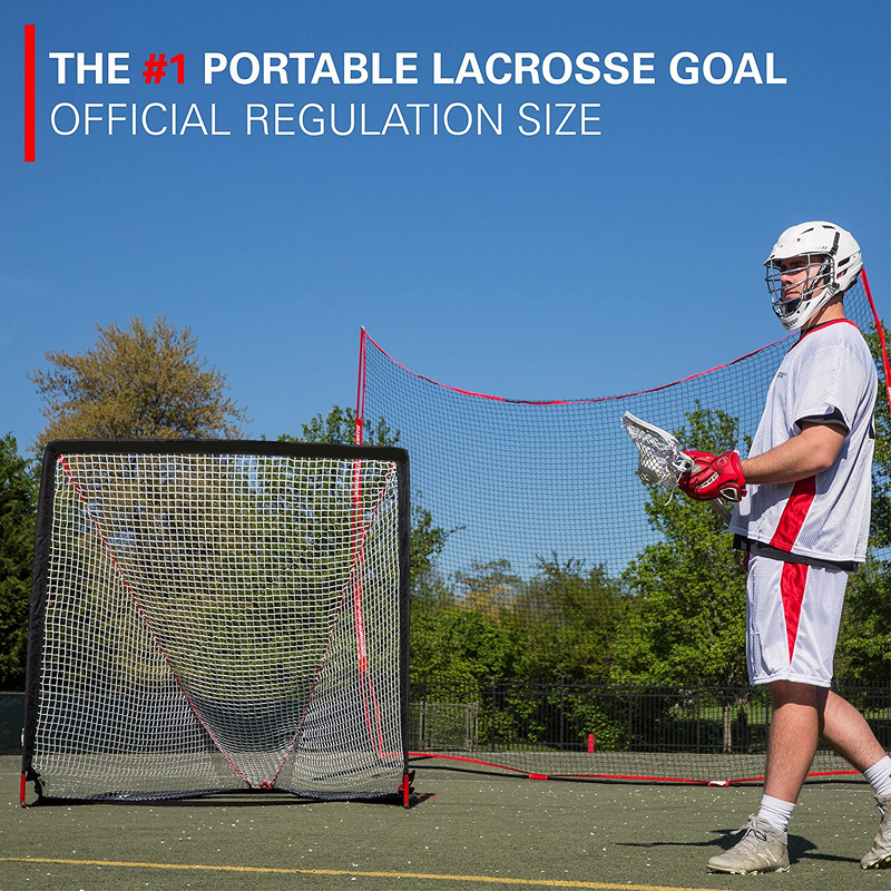 Lacrosse Goal Manufacturer - Low Price Fast Install Fiberglass Frame Collapsible Net Portable Kidstraining Equipment Backyard