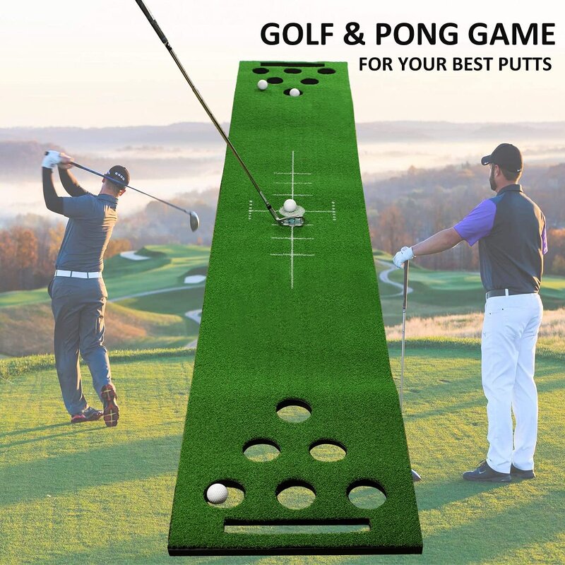 Golf Putting Training Mat Manufacturer - Indoor Outdoor Mini Golf Green Portable Putting Green Artificial Grass