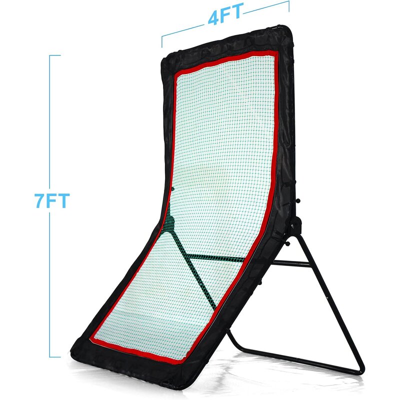 Lacrosse Rebounder Net Manufacturer - Cheap Price Adjustable Pitch Back Portable Backstop Goal Target Football Soccer