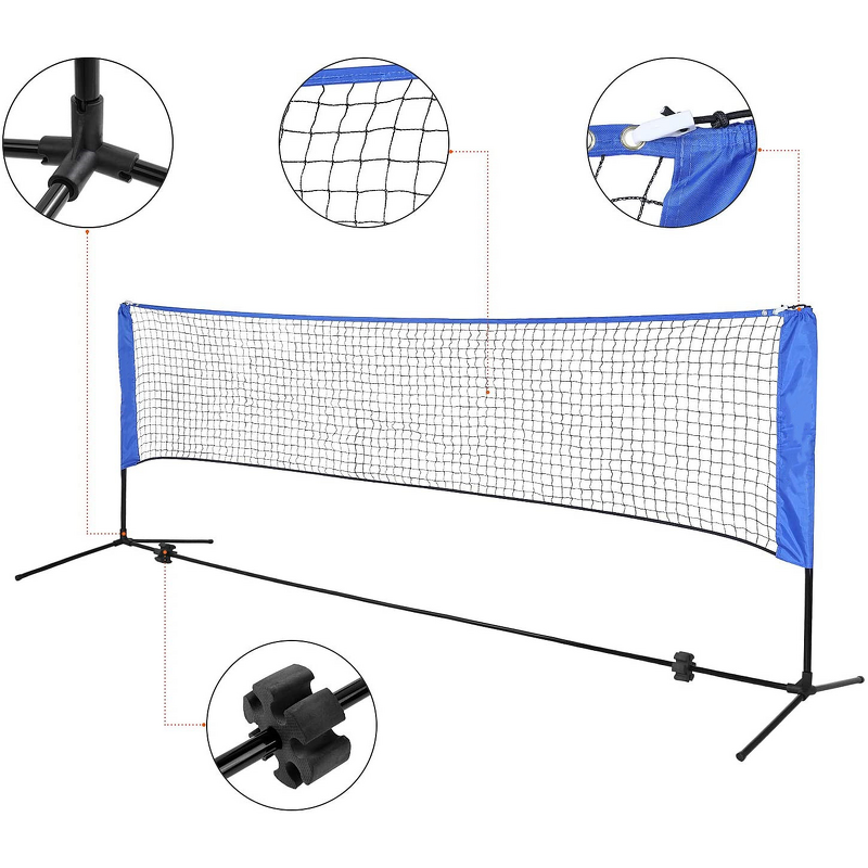 Badminton Net Manufacturer - Customized Portable Durable 3.1M Adjustable Height for Training Outdoor Indoor Club