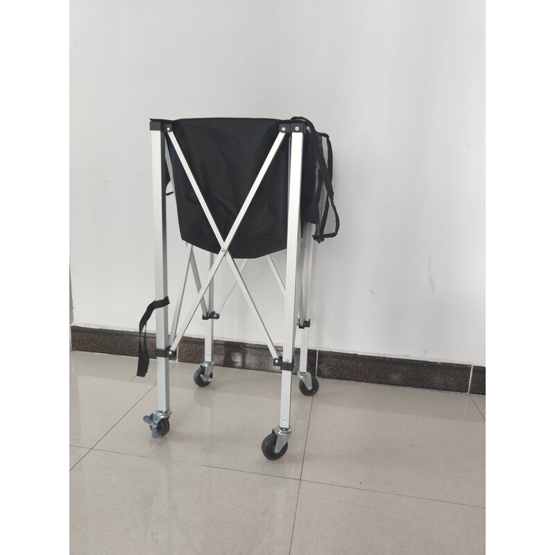 Ball Cart Manufacturer - Lightweight Aluminum Alloy Foldable with Wheels for Tennis Pickleball Training Children-Friendly Collapsible Design