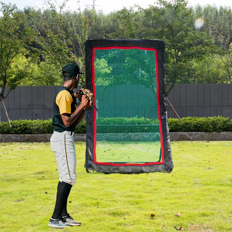 Lacrosse Rebounder Net Manufacturer - Cheap Price Adjustable Pitch Back Portable Backstop Goal Target Football Soccer