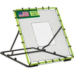 Baseball Rebounder Training Equipment Manufacturer - with PE Net and Metal Frame Netball Net for Skill Development